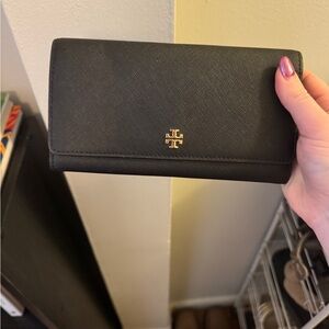 Tory Burch Black Wallet